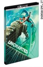 Uncharted ( 4K Ultra HD + Blu - Ray Disc + Porta Documenti + Segnalibro - SteelB