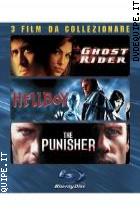 Ghost Rider + Hellboy + The Punisher (3 Blu - Ray Disc )